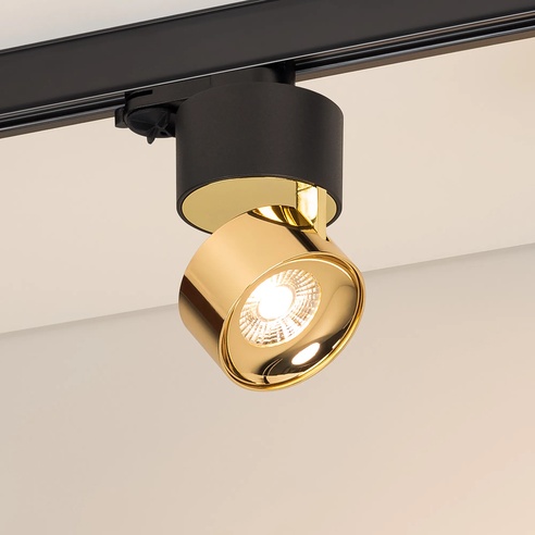 Светильник SP-PLURIO-TRACK-4TR-R77-9W Warm3000 (BK-BRS, 36 deg, 230V) (Arlight, IP20 Металл, 3 года)