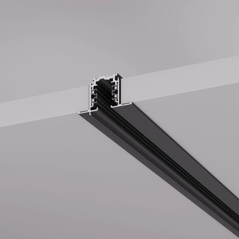 Трек встраиваемый LGD-4TR-TRACK-F-2000-BK-M (D) (Arlight, IP20 Металл, 3 года)
