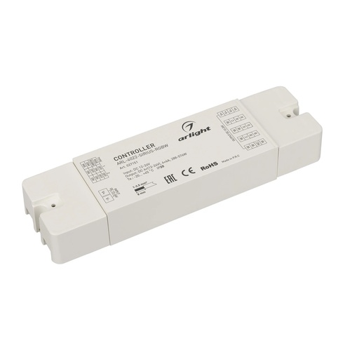 Контроллер ARL-4022-SIRIUS-RGBW (12-24V, 4x6A, 2.4G) (Arlight, IP20 Пластик, 3 года)