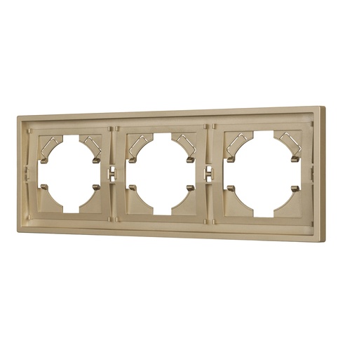 Рамка пластиковая FRM-TENDO-SFPL-3-GD (Arlight, -)