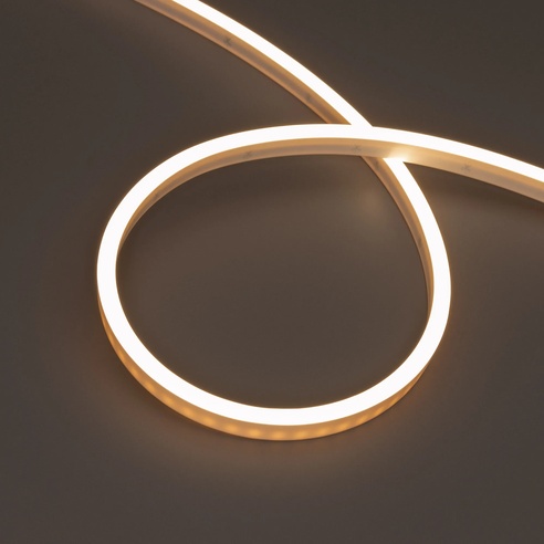 Лента герметичная WAVE-SIDE-PU-A120-06x12mm 24V Warm3500 (8 W/m, IP68, 3m, wire x1) (Arlight, Вывод боковой, 3 года)