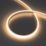 Лента герметичная WAVE-TOP-PU-A144-10x10mm 24V Warm2700 (5 W/m, IP68, 3m, wire x1) (Arlight, Вывод боковой, 3 года)