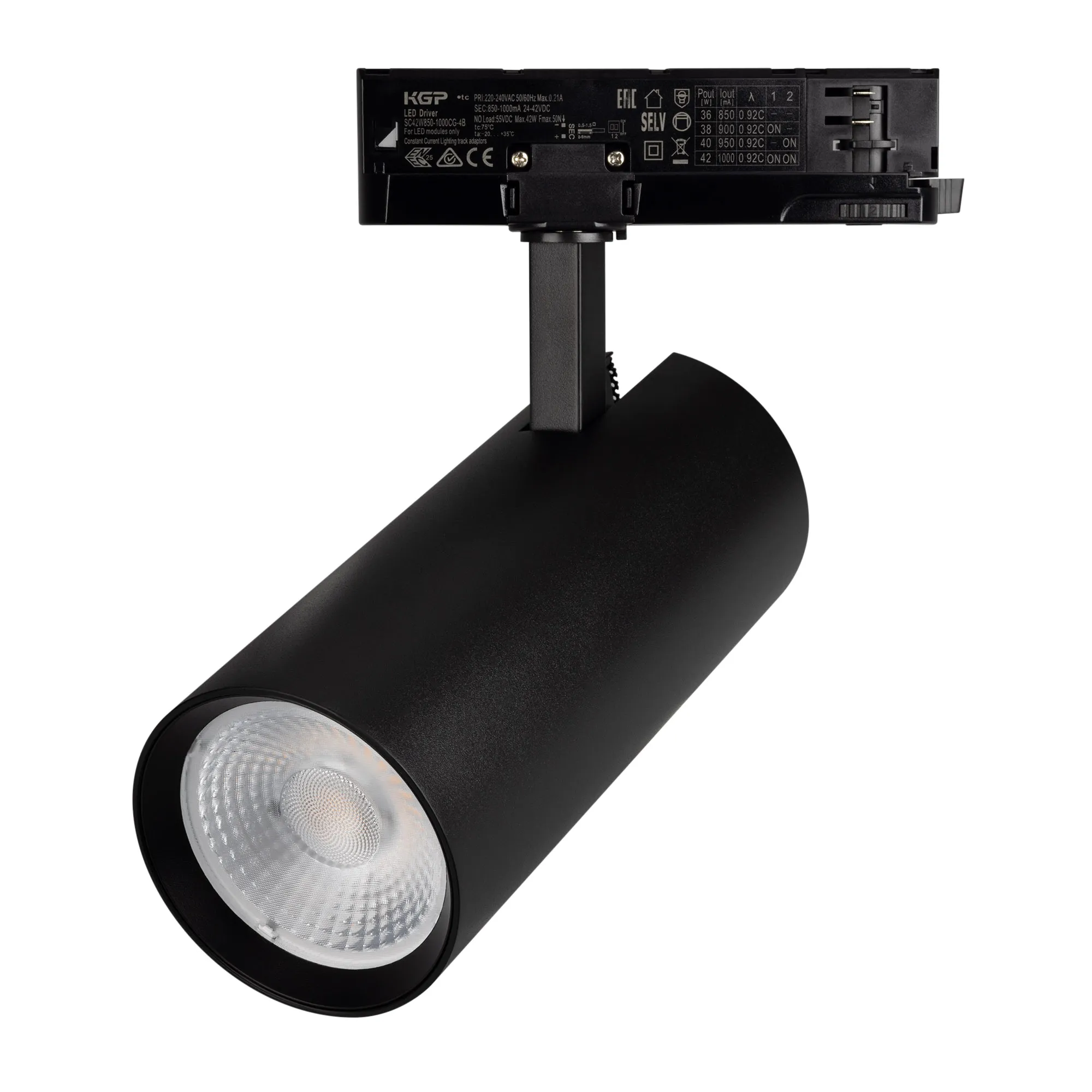 Светильник LGD-GERA-4TR-R90-40W Day4000 (BK, 55 deg, 230V) (Arlight, IP20 Металл, 5 лет)