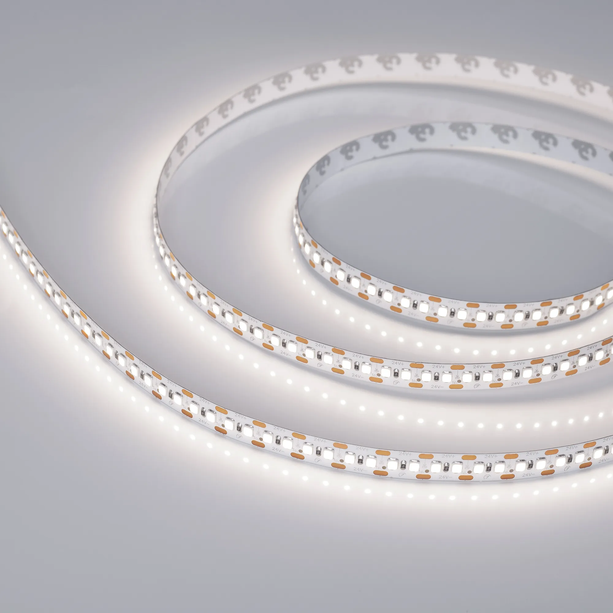 Лента светодиодная RT-A168-10mm 24V Day4000-CX2 (17.3 W/m, IP20, 2835, 5m) (Arlight, резка 2 светодиода) - изображение товара