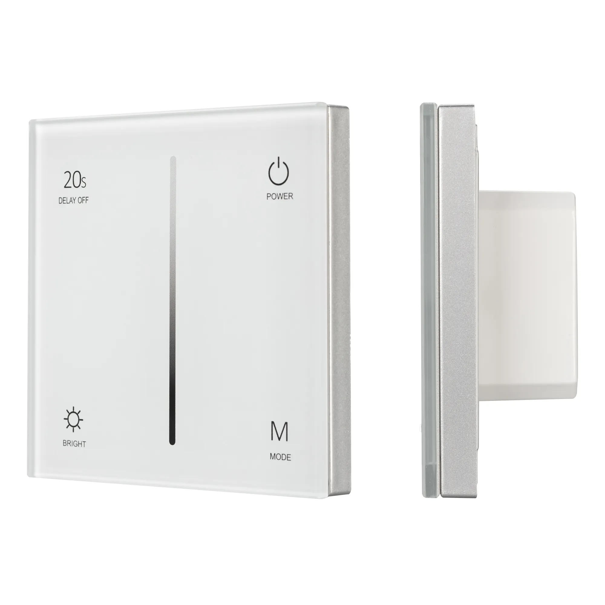 Панель SMART-P36-DIM-IN White (230V, 1.2A, TRIAC, Sens, 2.4G) (Arlight, IP20 Пластик, 5 лет)