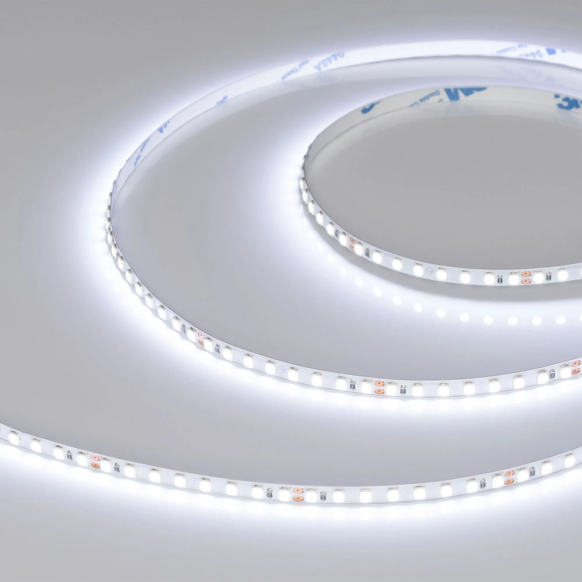 Лента светодиодная RT-A160-5mm 24V Cool 8K (9.6 W/m, IP20, 2835, 5m) (Arlight, Открытый) - изображение товара