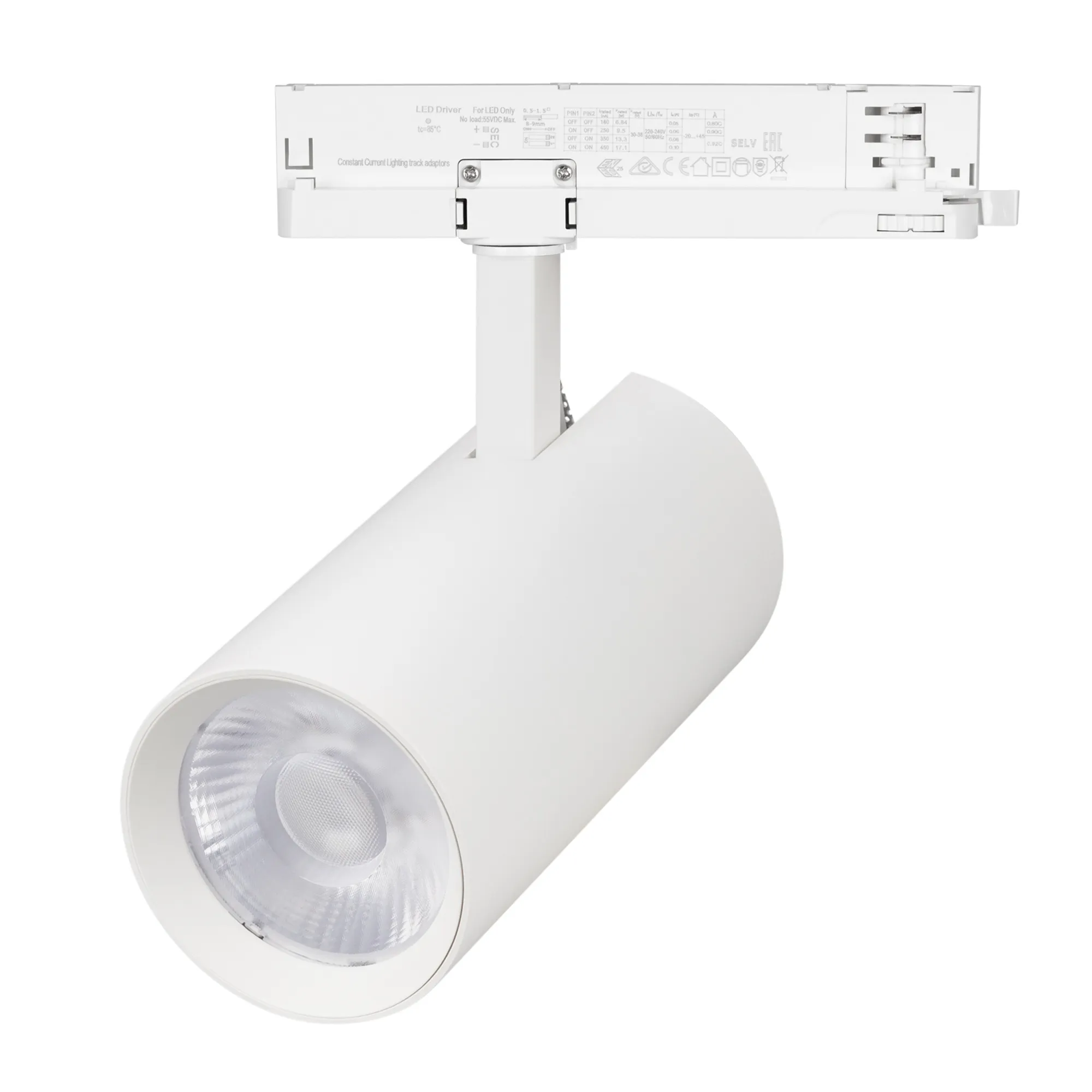 Светильник LGD-GERA-4TR-R90-30W Day4000 (WH, 15 deg, 230V, DALI) (Arlight, IP20 Металл, 5 лет)