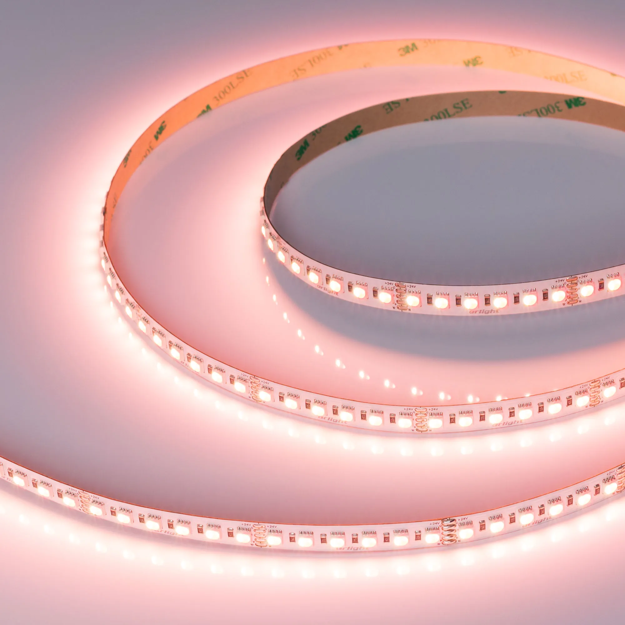 Лента светодиодная RT-H120-10mm 24V RGBW-White-4-in-1 (25 W/m, IP20, 4040, 5m) (Arlight, Открытый) - изображение товара