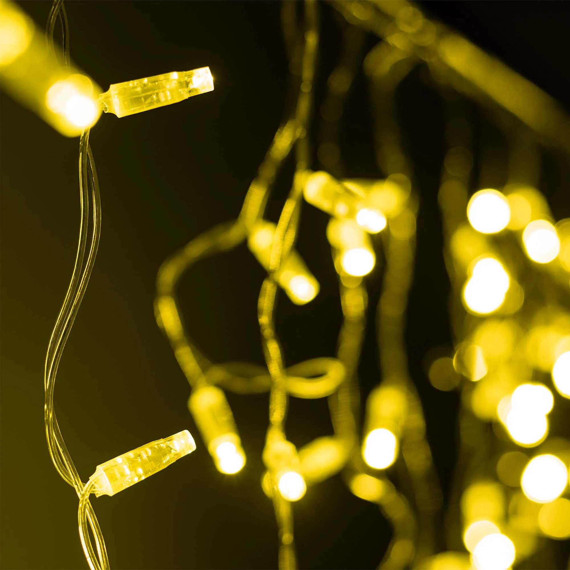 Светодиодная гирлянда ARD-EDGE-CLASSIC-2400x600-CLEAR-88LED-STD Gold (230V, 6W) (Ardecoled, IP65) - изображение товара