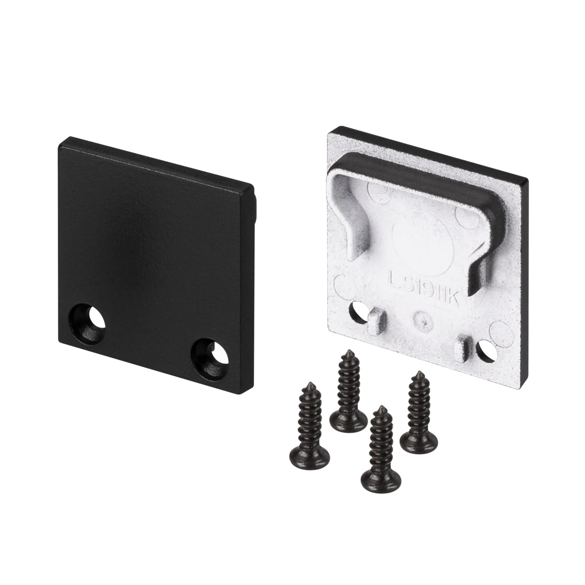 Заглушка SL-LINE-2011M SQUARE BLACK глухая (Arlight, Пластик) - изображение товара