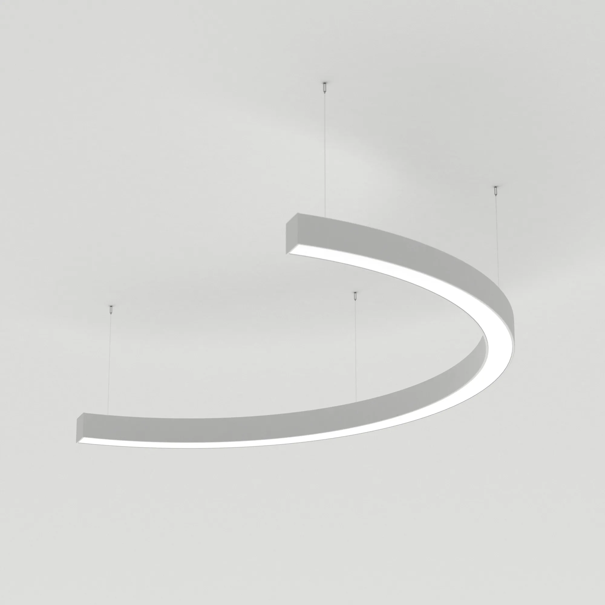 Светильник SP-LINE-HANG-ARC-C3535-D800-28W Warm3000 (WHITE, 230V) (Arlight, Металл) - изображение товара